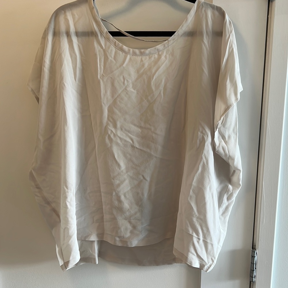 White Flowy Shirt